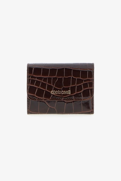 Crocodile-print wallet