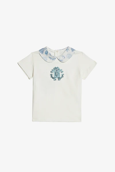 T-Shirt With Sequin RC Monogram