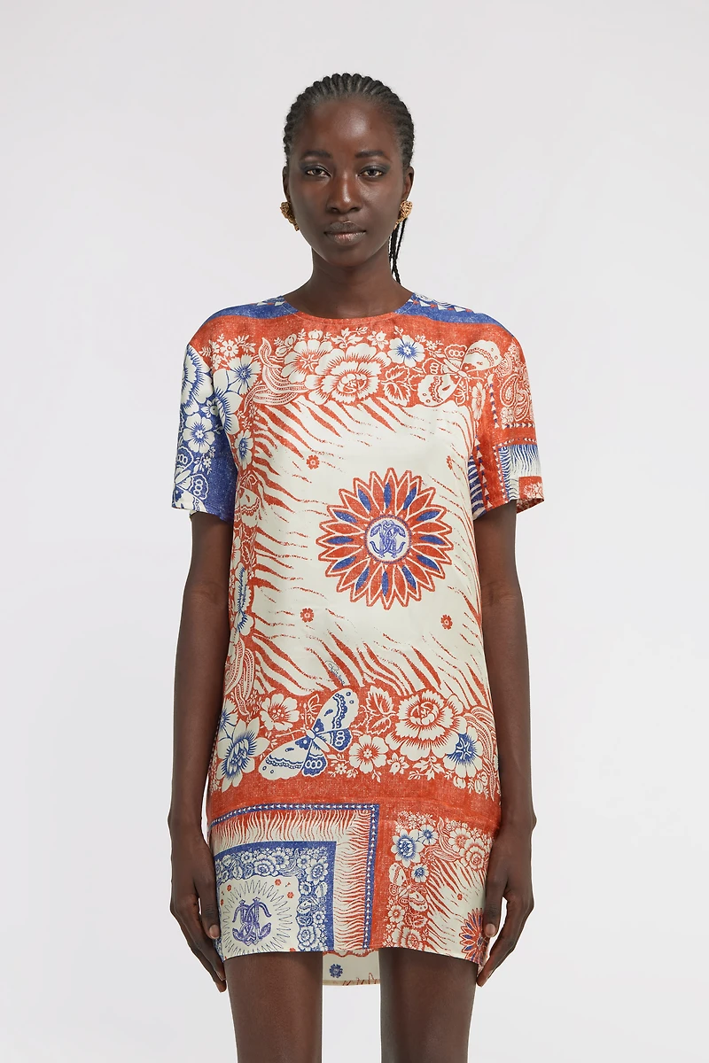Bandana Print Dress