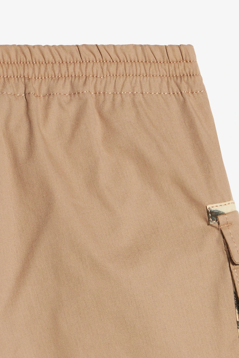 Shorts With Branded Patch