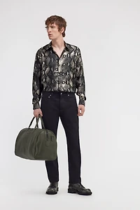 Shirt with Snakeskin print
