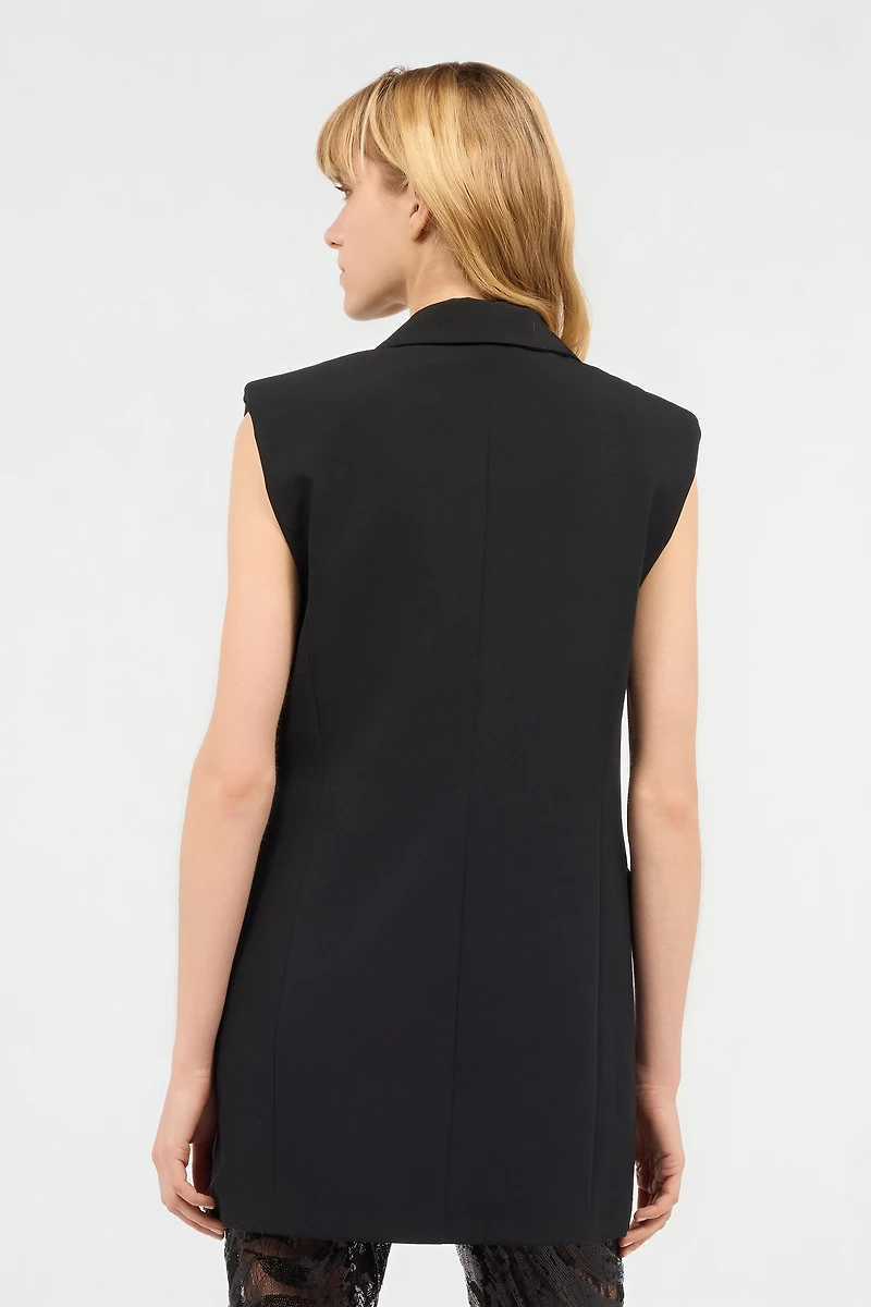 Single-Breasted Blazer Dress