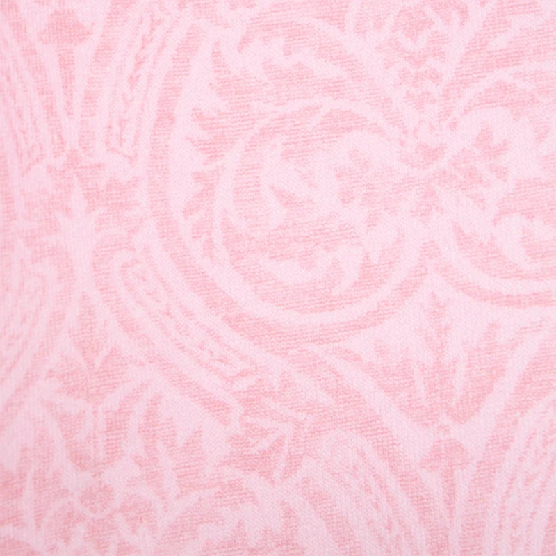 Baby Pink Track Pants with Floral Print