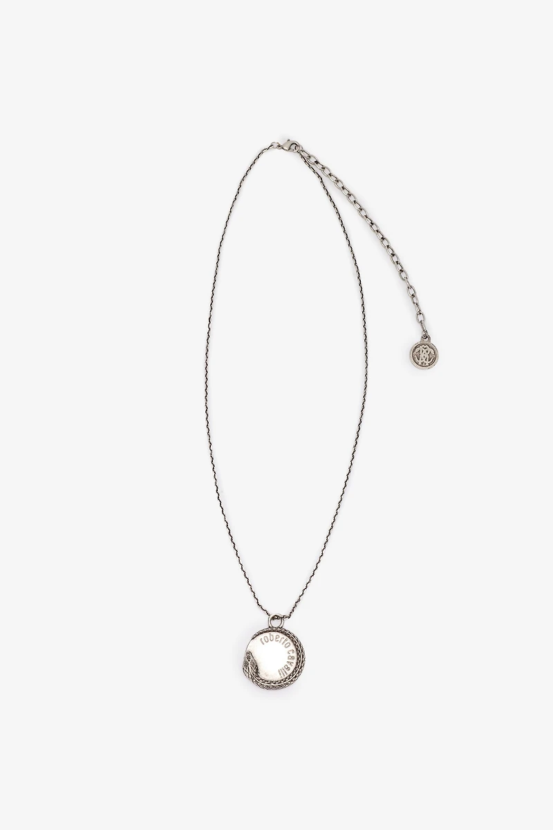 Snake Necklace With Logo
