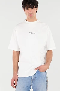 Cotton T-Shirt With Embroidered Logo