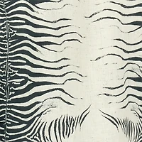 Linen Bermuda Shorts With Mini Zebra Print