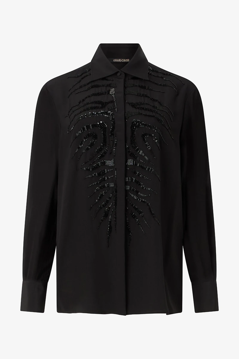 Sequined Tiger Skin Shirt