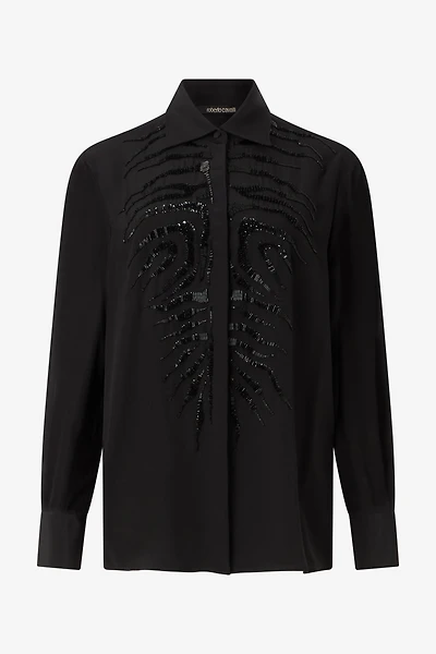 Sequined Tiger Skin Shirt