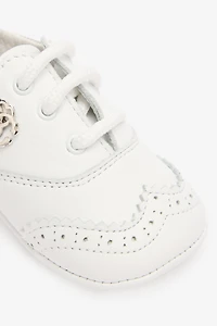 Brogue Lace-Up Loafers
