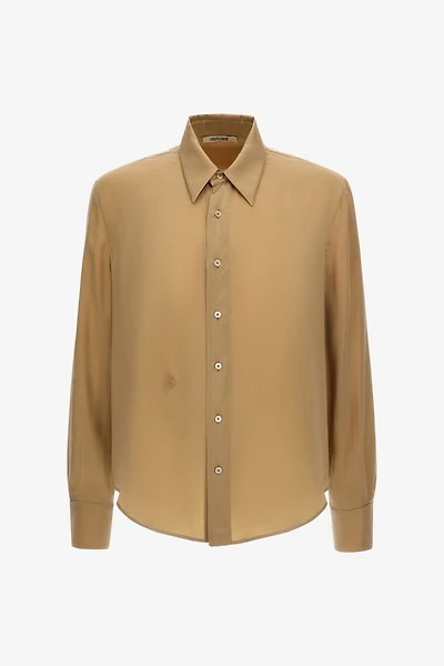 Beige Shirt With Monogram RC