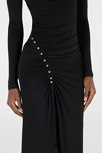 Long Dress With Ruffle Detail