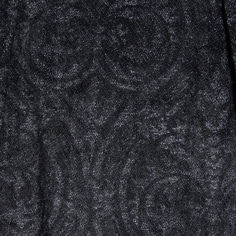 Black Dress with Floral Print
