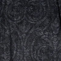 Black Dress with Floral Print