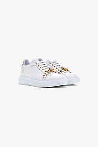 Studded Leather Sneakers