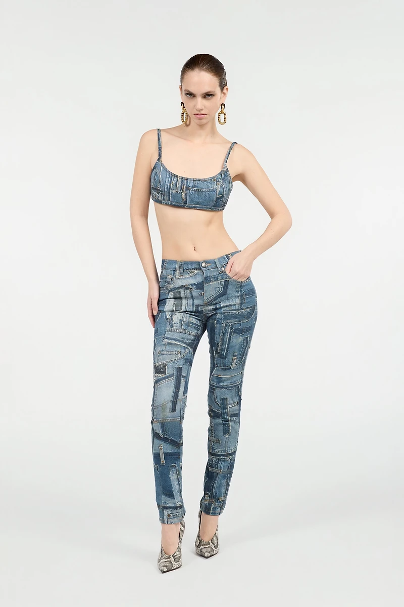 Skinny Patchwork Capsule Collection Jeans