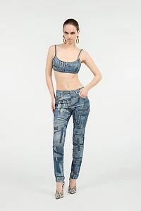 Skinny Patchwork Capsule Collection Jeans