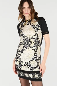 Mini Dress With Floral Print