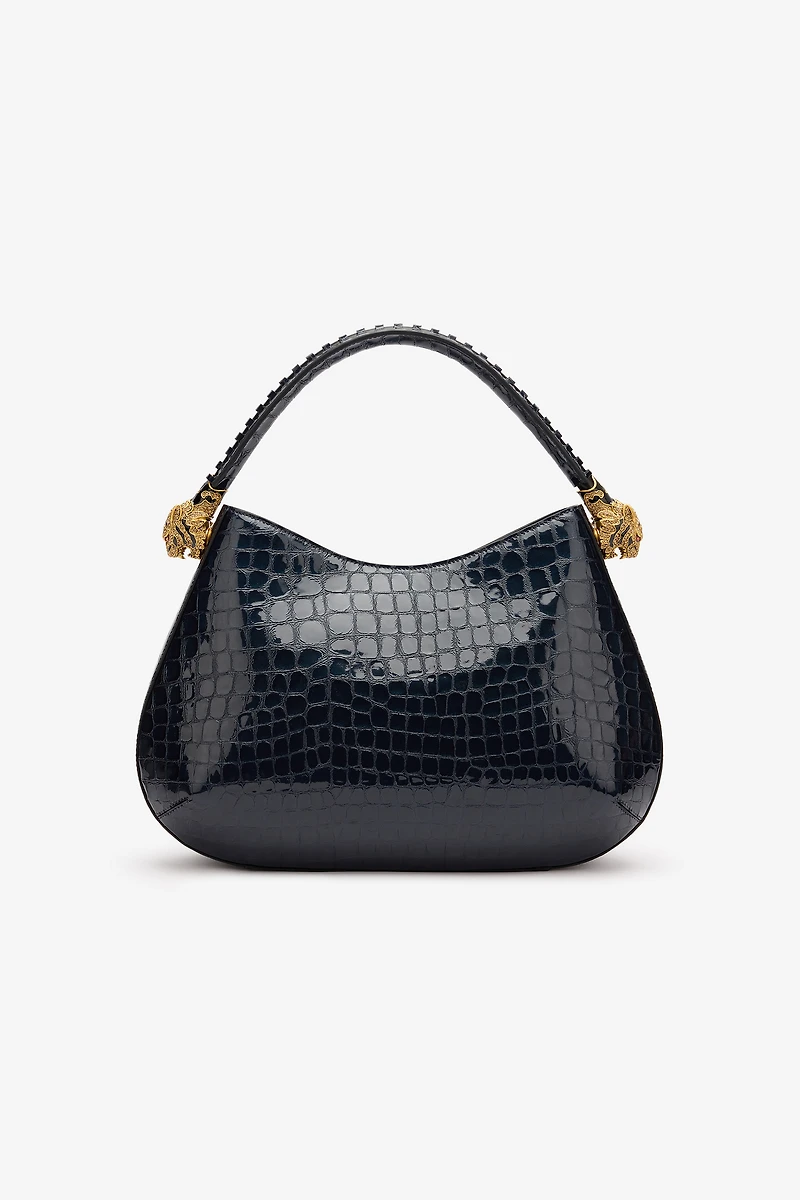 Roar Bag With Crocodile Print