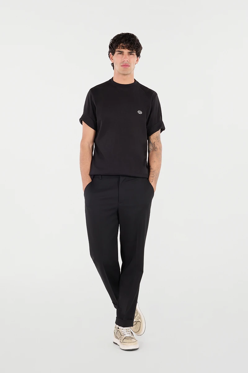 T-Shirt With Logo Patch