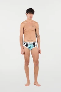 Briefs With Ray Of Sea Print