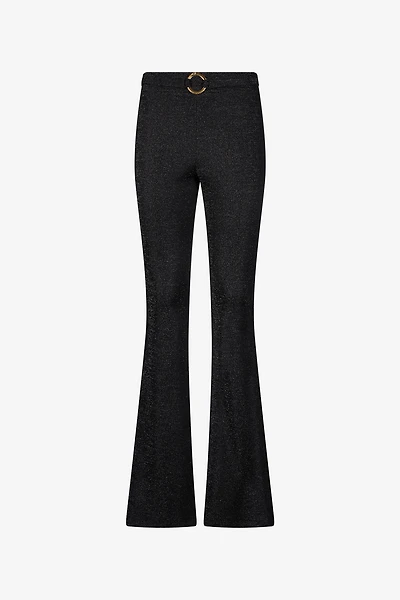 Black Trousers With Snake Buckle