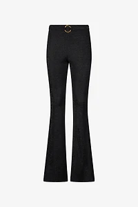 Black Trousers With Snake Buckle