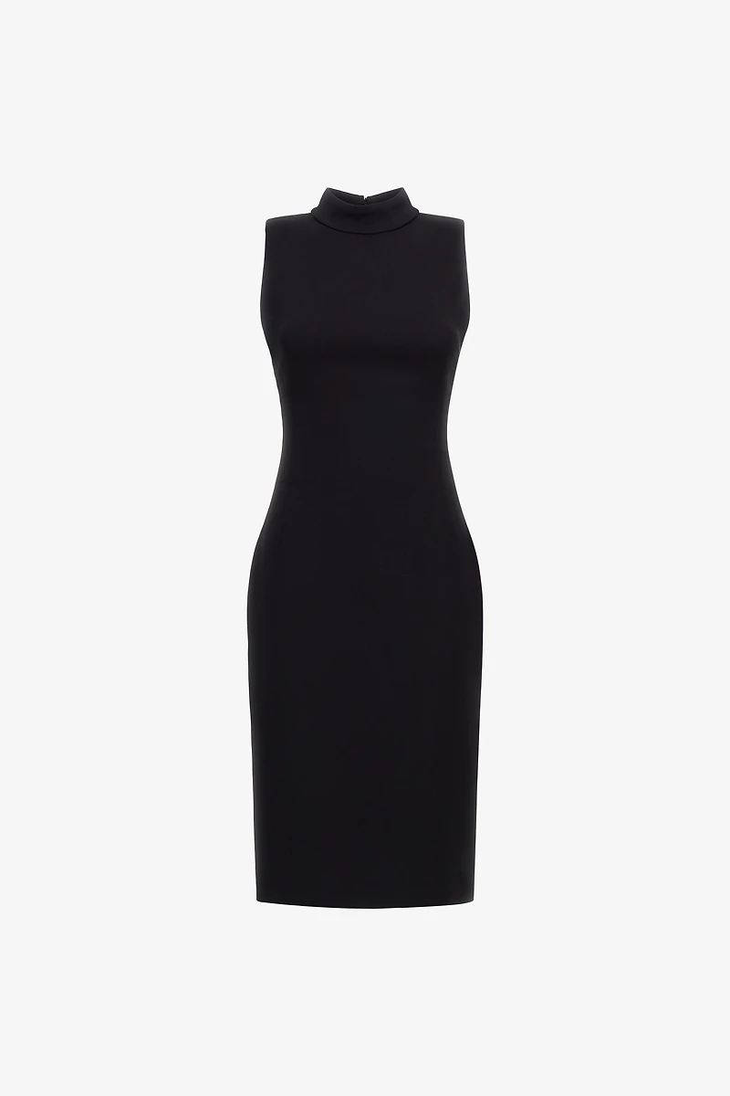 Sleeveless dress with RC