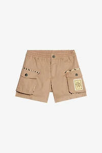Shorts With Branded Patch