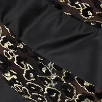 Long See-Through Dress With Leopard Print Pattern