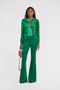 Malachite print cardigan