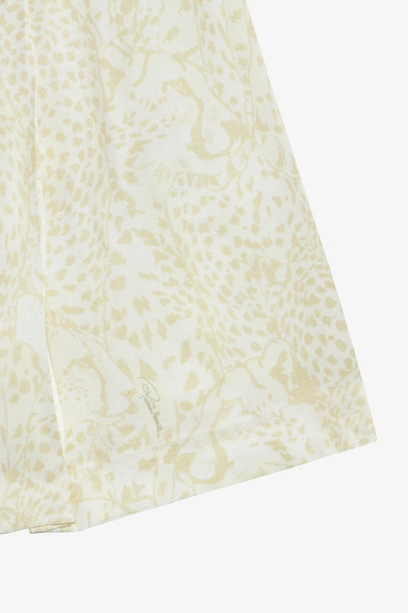 Skirt With Cheetahs And Cheetah Skin