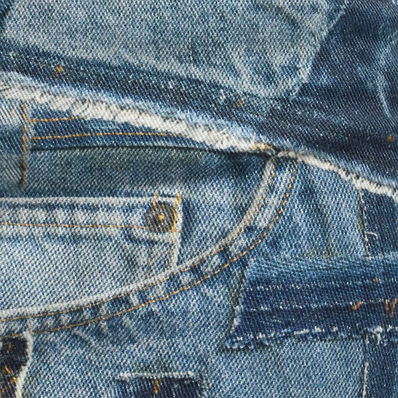 Patchwork Capsule Collection Denim Mini Skirt