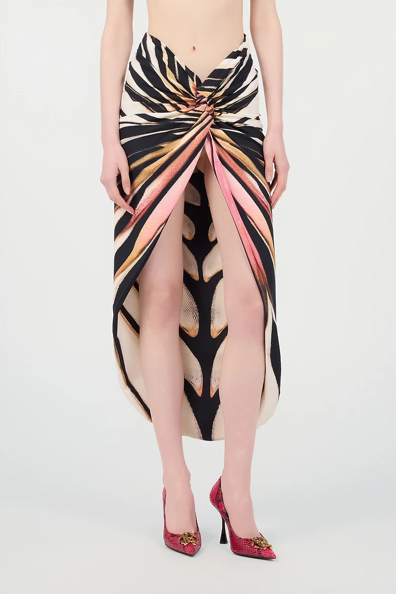 Sarong With Ray Of Pink Print