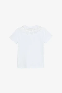 T-Shirt With RC Monogram And Lace
