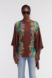 Hawaii Print Silk Shirt