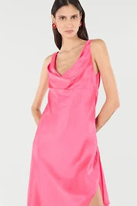 Dress With Asymmetric Skirt