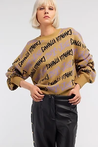 Just Cavalli Jacquard Pullover