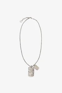 Double Pendant Necklace