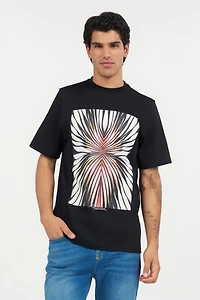 Ray Of Pink Print T-Shirt