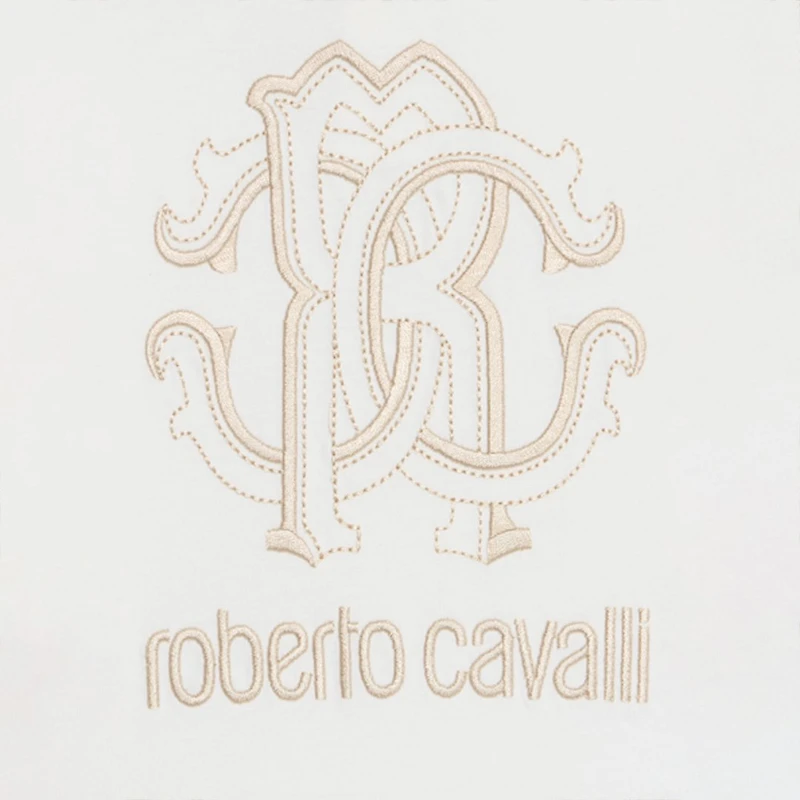 Milk White T-Shirt with RC Monogram and Logo
