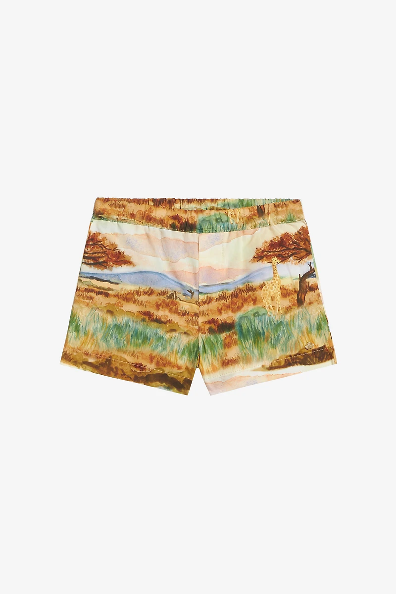 Shorts With Safari Print