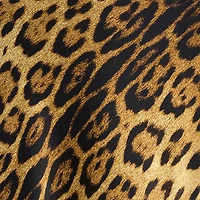 Silk Skirt With Jaguar Skin Print