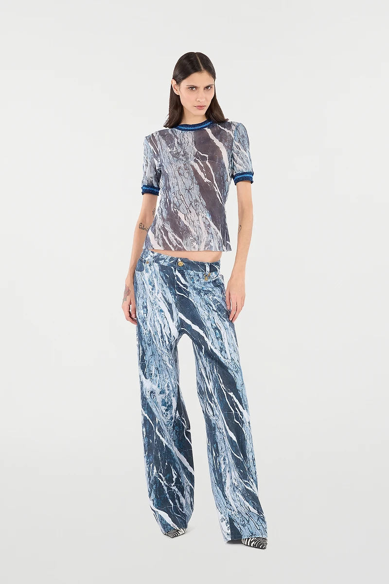 Marble Palazzo Pants