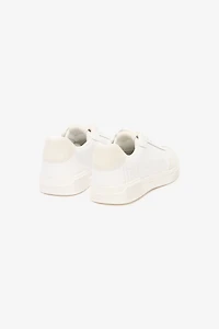 Sneakers With Perforated Logo