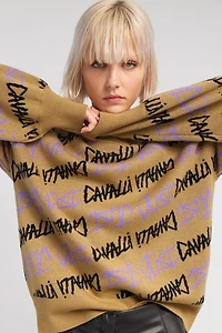 Just Cavalli Jacquard Pullover