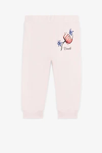 Flower And Logo-Print Cotton Sweatpants