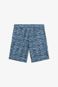 Cotton Shorts With All-Over Print