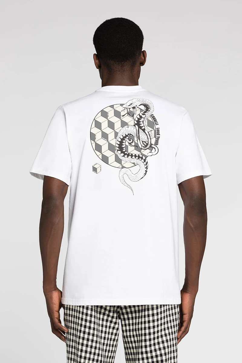 Graphic-Print Cotton T-Shirt