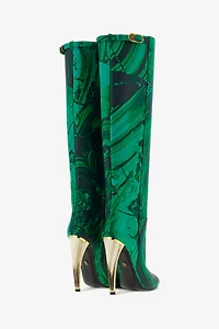 Malachite Print Boots