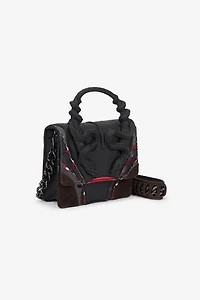 Red And Black Bag With Snakes